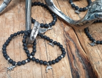 bracelet Lava / Onyx