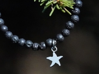 bracelet Lava / Onyx